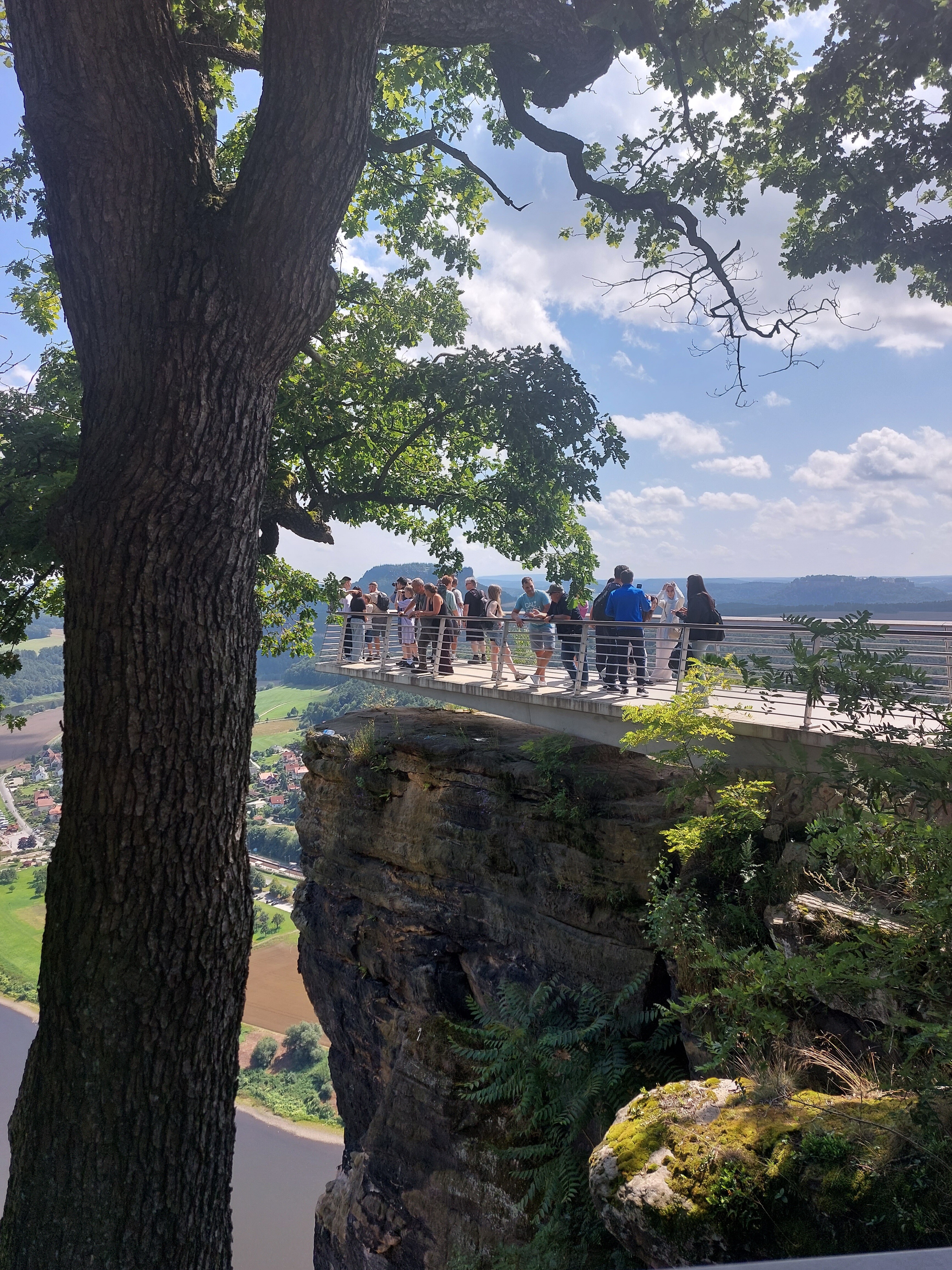 Punkt widokowy na rzekę Łabę