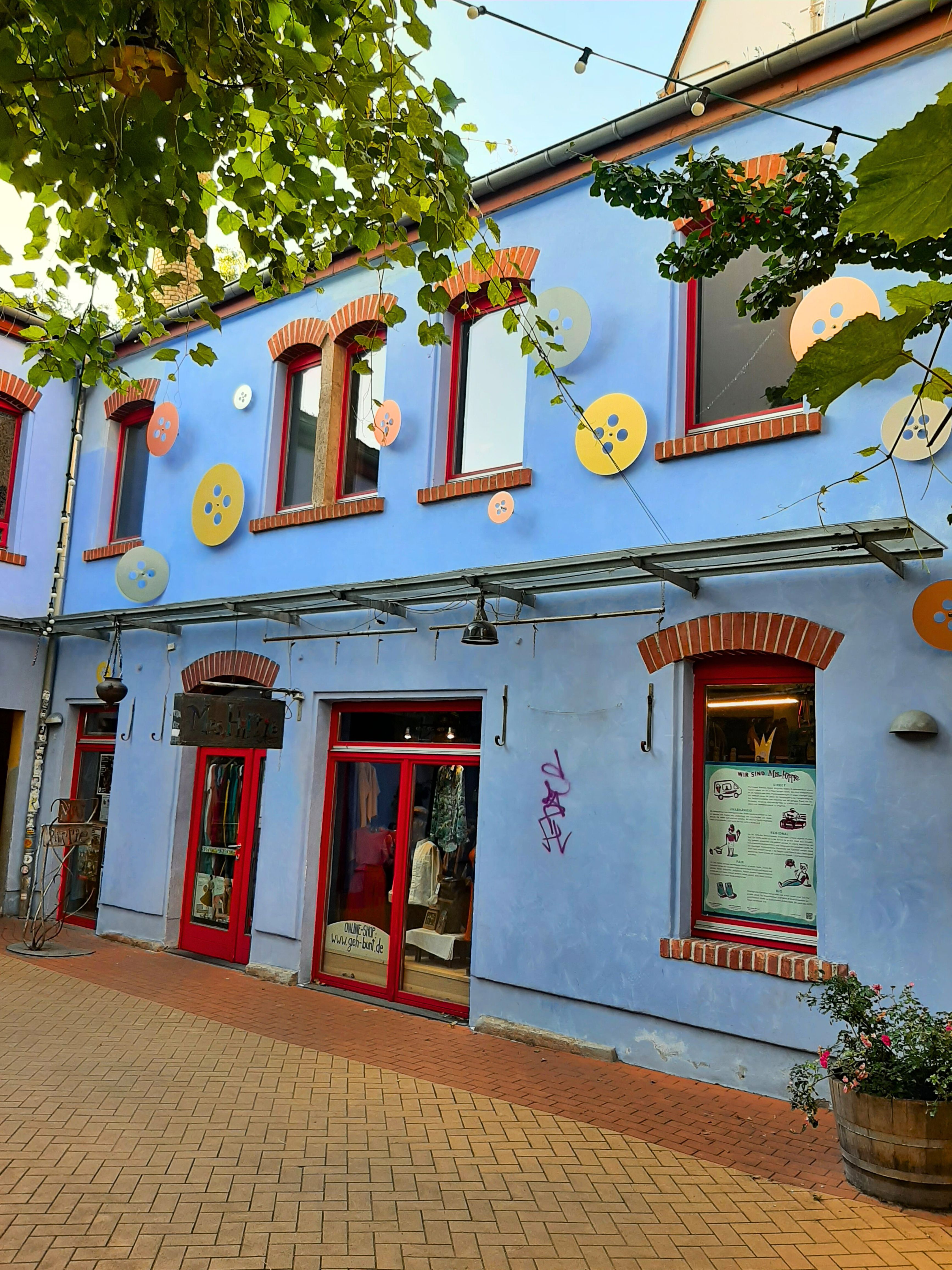 Kamienica na podwórku Kunsthofpassage - Nowe Miasto - Drezno