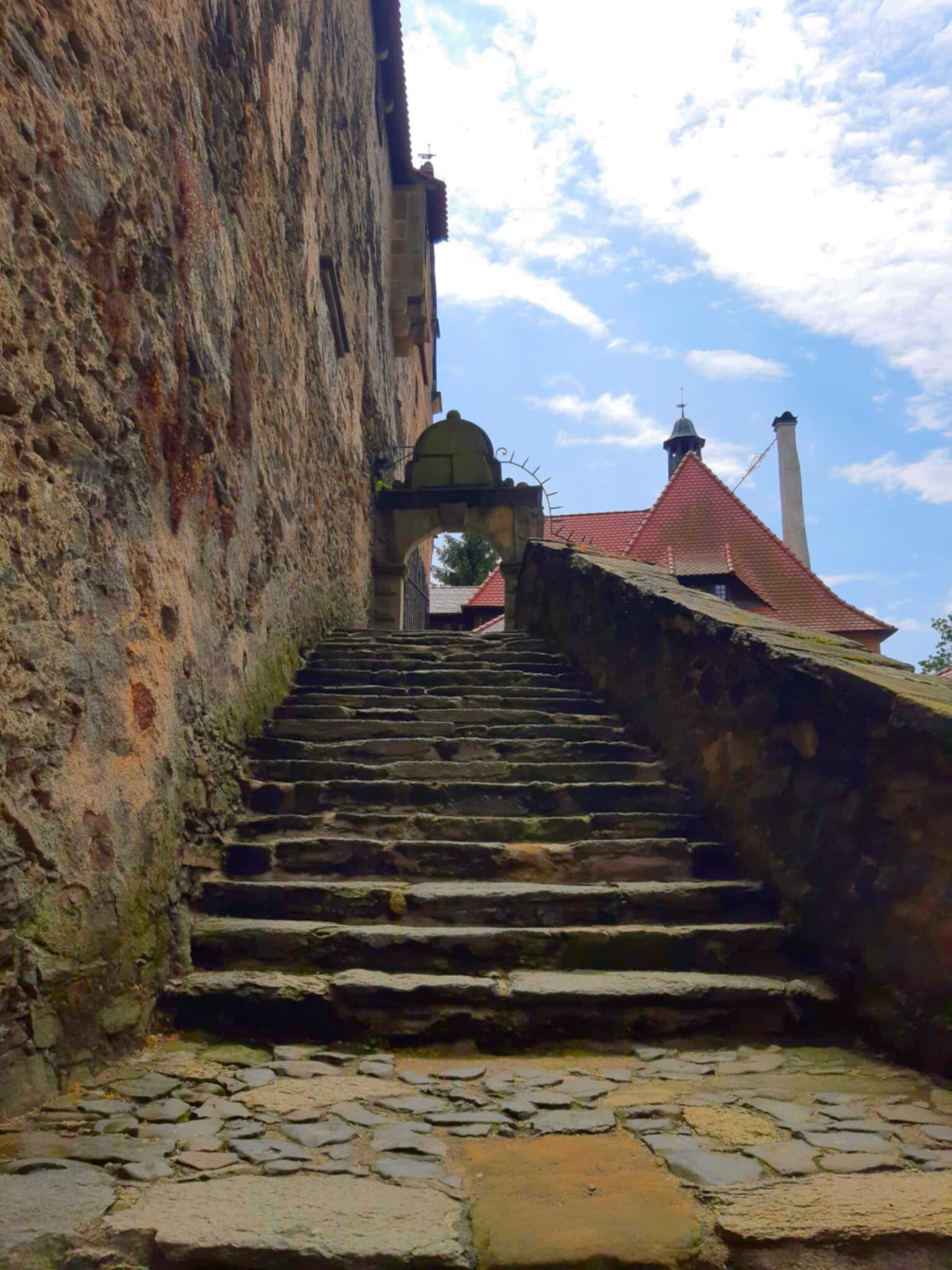 Schody na Zamku Czocha