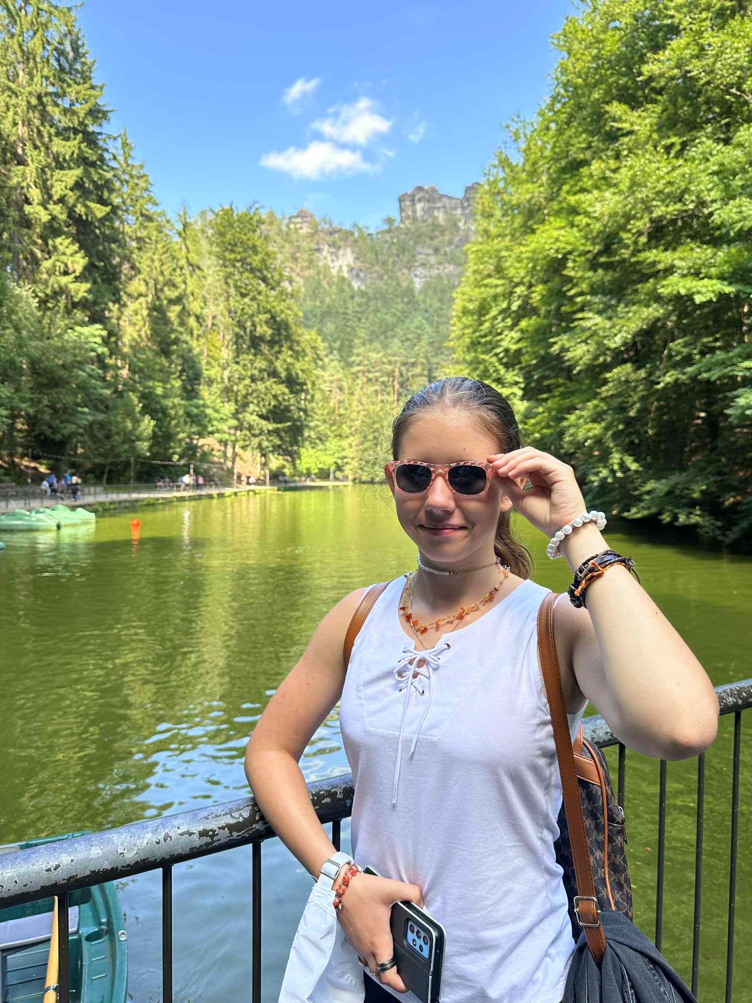 Odpoczynek nad stawem Amseelse